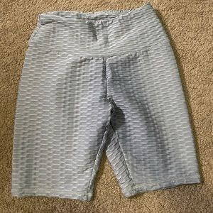 Grey Biker Shorts